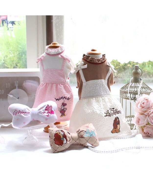 PET PARADISE ディズニー レディ リボントイ ベージュ