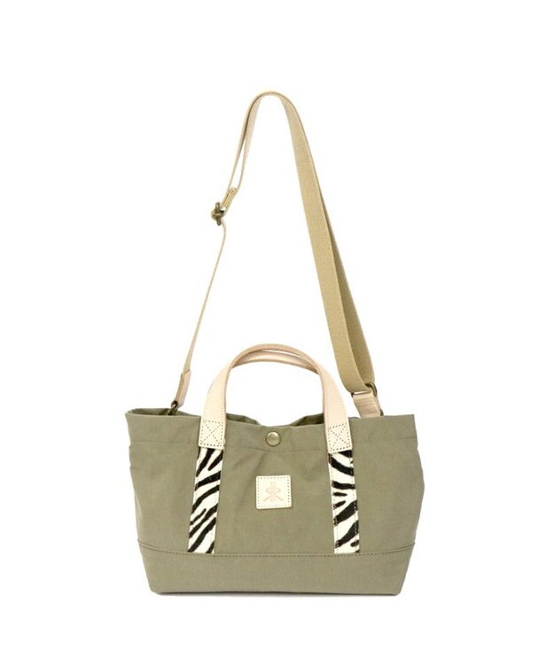 Regalo Felice 【軽量 / 秋冬にオススメ / 2way】トート小 / REGALO GYZ(グレー×ゼブラ)