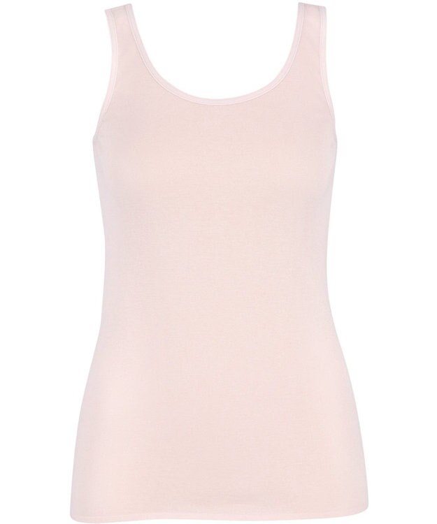 Wing インナー 綿100％ 抗菌防臭(身生地) フラット仕上げ(裾) 【綿100％ ひびきにくいタイプ】 ノースリーブ タンクトップ 春 夏 EL1175 ウイング／ワコール ピンク