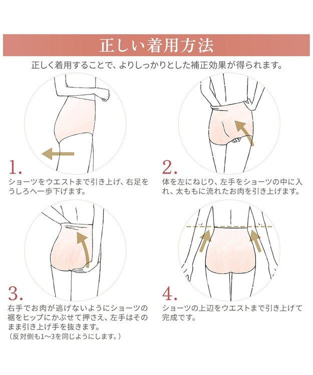 BRADELIS New York 【BRADELIS NewYork peace】綿混キャッチFITショーツ23 ブラデリス 補正下着 パールグレージュ