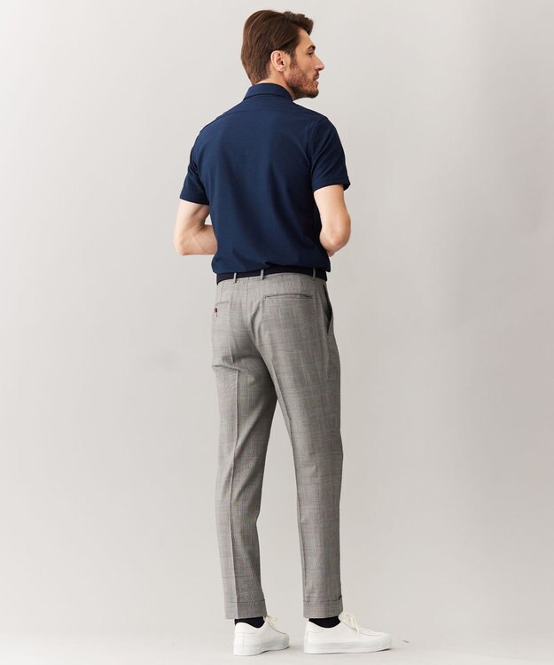 GOTAIRIKU 2年連続売上NO1【仕事で着られる】キレイめ 鹿の子ビズポロシャツ ライトネイビー