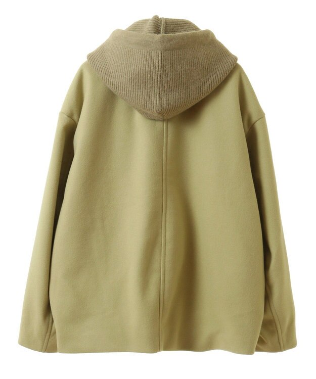 Green Parks ２ＷＡＹニットフードウールライクジャケット Yellow