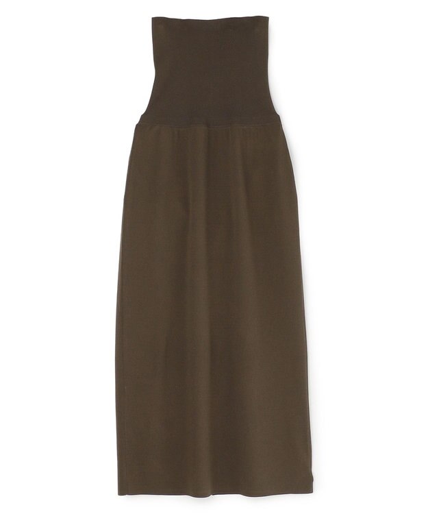 BEIGE， LAURA / ドライタッチ ストレッチニットスカート Khaki