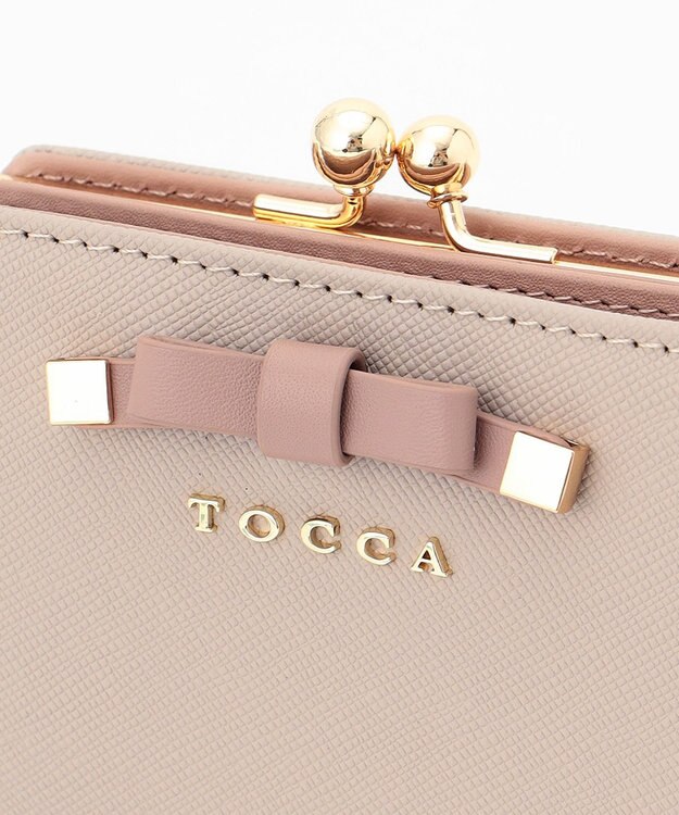 TOCCA TINY RIBBON BIFOLD WALLET 2つ折り財布 ピンク系