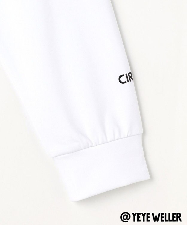 PW CIRCULUS 【UNISEX】【コラボアイテム】Yeyeコラボ ロングスリーブモックネックT ゴルフ ホワイト系