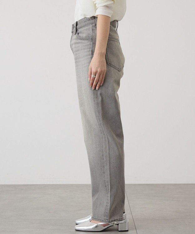 AMERICAN HOLIC ルーズストレートデニムパンツ Gray
