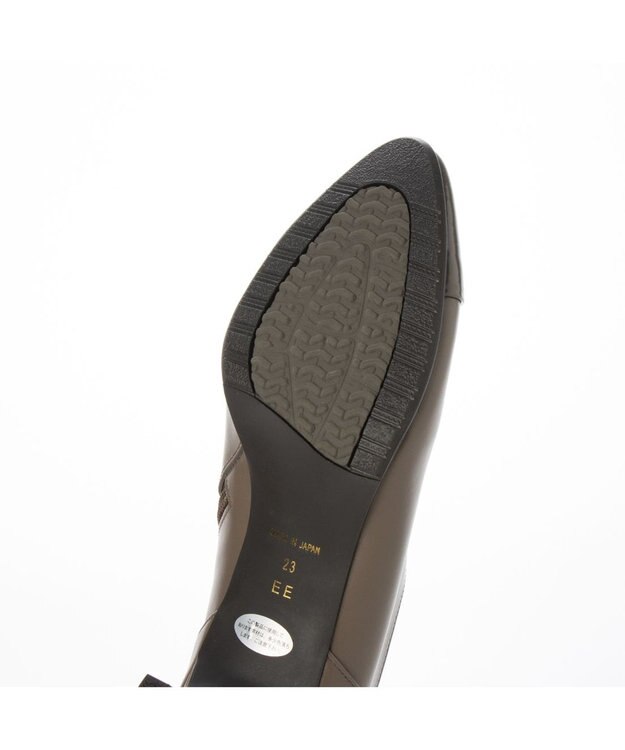 Riz raffinee <Riz raffinee>【全天候対応】ポインテッドトゥブーティーパンプス オーク