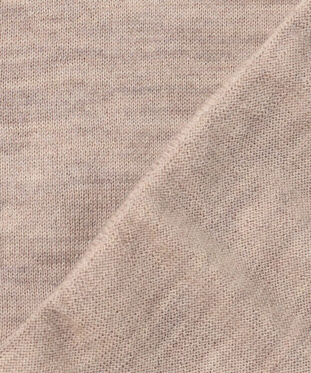 J.PRESS LADIES トリムツイン ニット ベージュ系