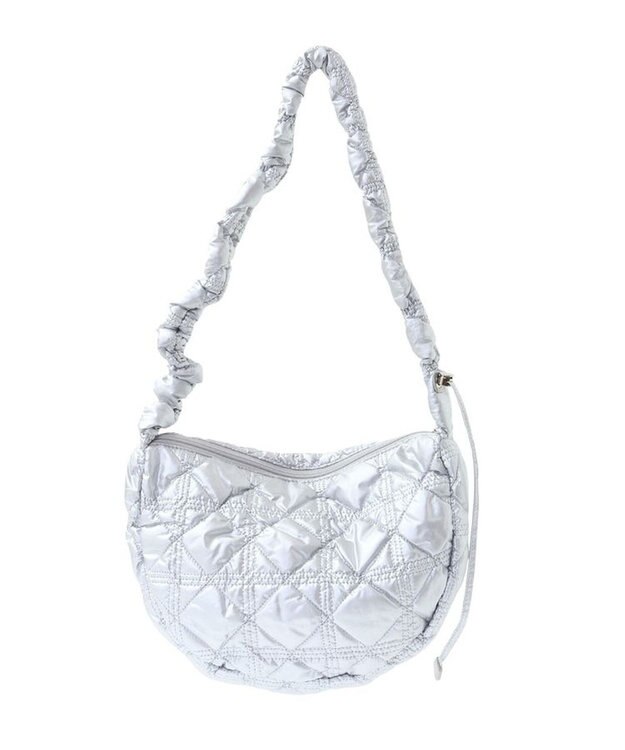 Green Parks ＯＹＯ．ＨＡ　ぽこぽこキルティングバッグⅡ Silver