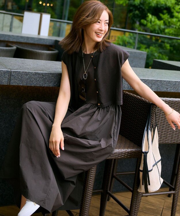 23区 【WEB限定】グラスホルダー ネックレス シルバー系