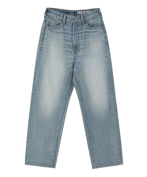 AMERICAN HOLIC ルーズストレートデニムパンツ Light Indigo