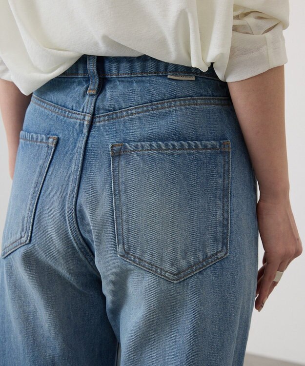 AMERICAN HOLIC ルーズストレートデニムパンツ Light Indigo