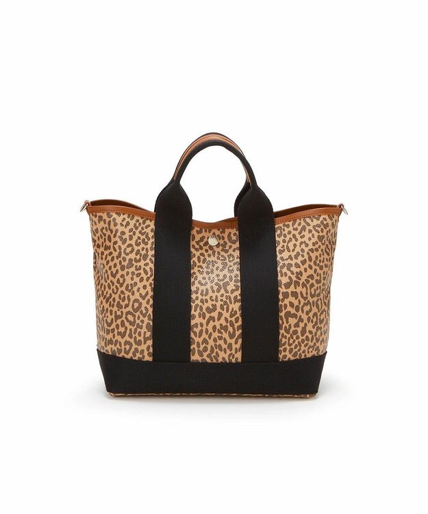 TOPKAPI 【Breath TOPKAPI】SCOTCH GRAIN スコッチグレイン 2wayトート バッグ M レオパード ベージュ