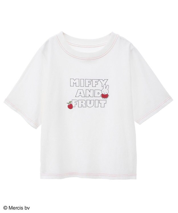 Green Parks ｍｉｆｆｙ／フロントロゴ刺しゅうＴシャツ Off White