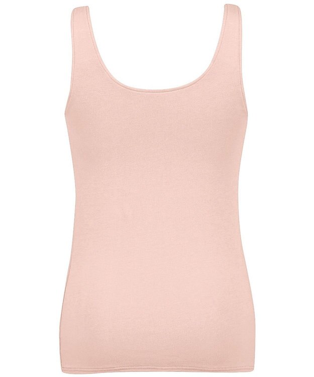 Wing カップ付きタンクトップ 綿混(身生地部) ラク きれいなバストシルエット 【シンクロブラトップ 綿混タイプ】 ブラトップ ET1132 ウイング／ワコール ピンク