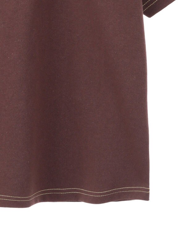 Green Parks ｍｉｆｆｙ／フロントロゴ刺しゅうＴシャツ Brown