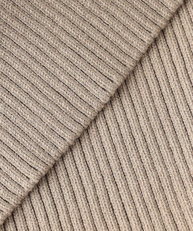 uncrave リブニット 2WAYタンクトップ グレージュ