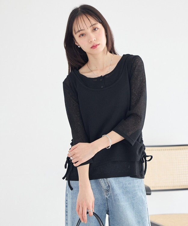 earth music&ecology ウェイビーメタルバングル Silver