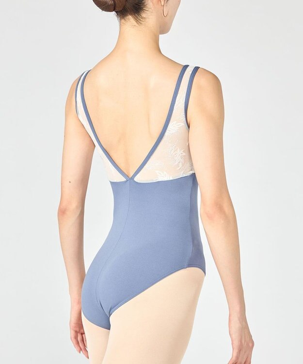 Chacott ノースリーブレオタード ブルー