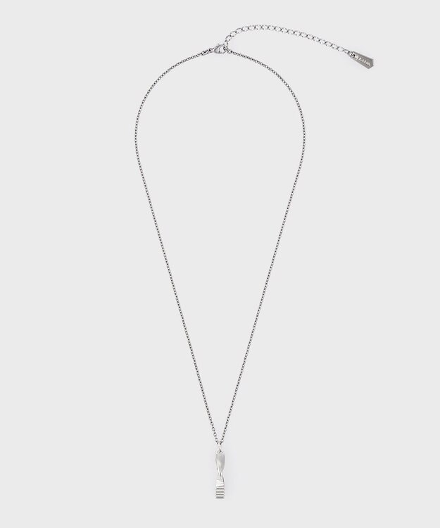 Paul Smith Shadow Stripe Emboss ネックレス シルバー