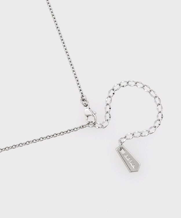 Paul Smith Shadow Stripe Emboss ネックレス シルバー