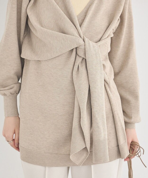 earth music&ecology カシュクールムスビニット Beige