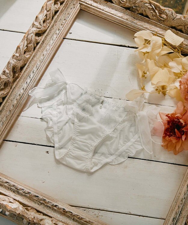 San-ai Resort（三愛水着楽園） 【SALE】エレガントコレクション【2505】デザインヒモショーツ ホワイト