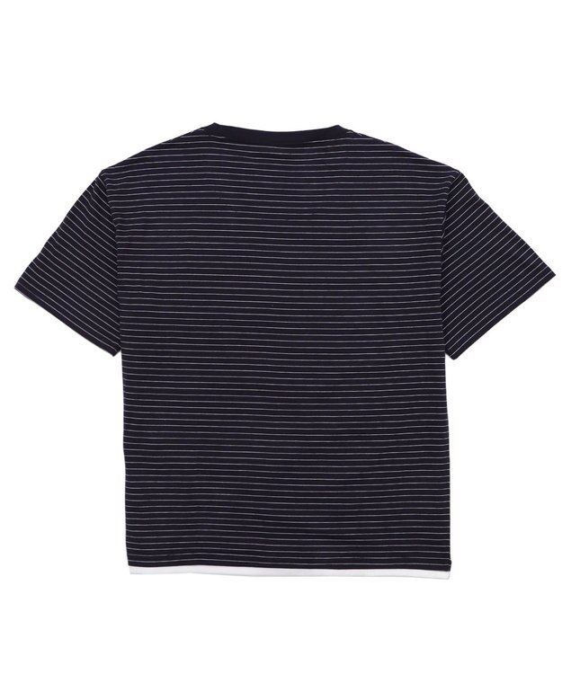 WEGO マイクロボーダーワッフルフェイクT ブラック