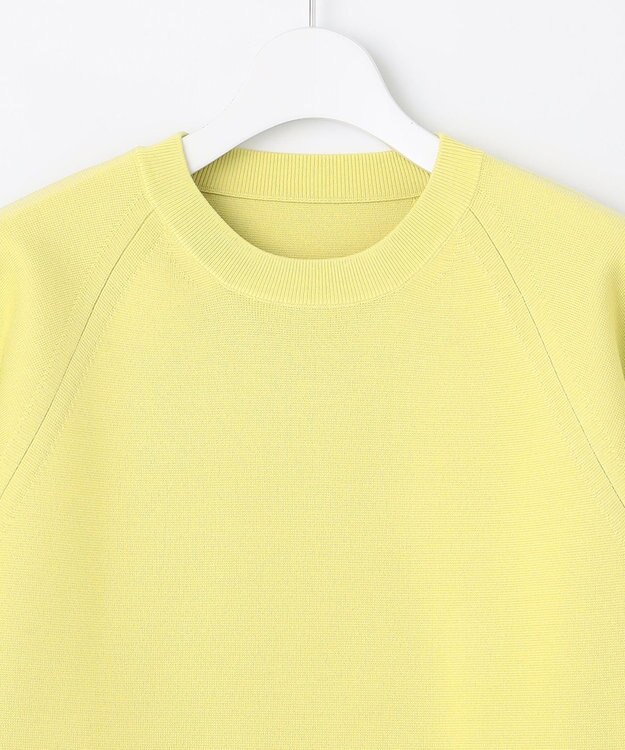 自由区 S 【Premium Collection】ウールポリエステルミラノ ニット ライトグリーン系