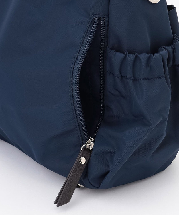 LA BAGAGERIE 【MONICA】ポーチ付き4WAYリュックサック ネイビー