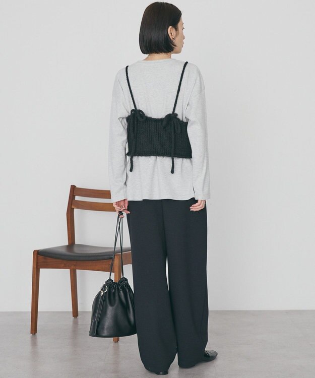 AMERICAN HOLIC ポンチカーブパンツ Black