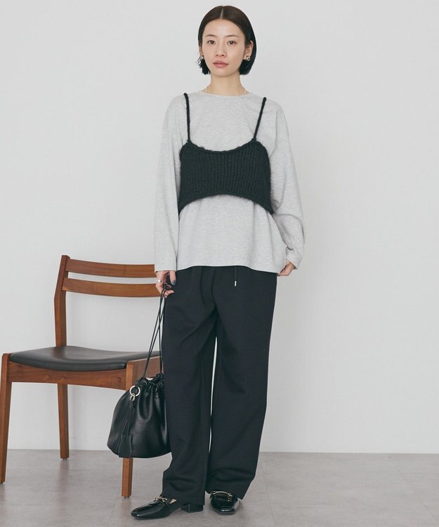 AMERICAN HOLIC ポンチカーブパンツ Black