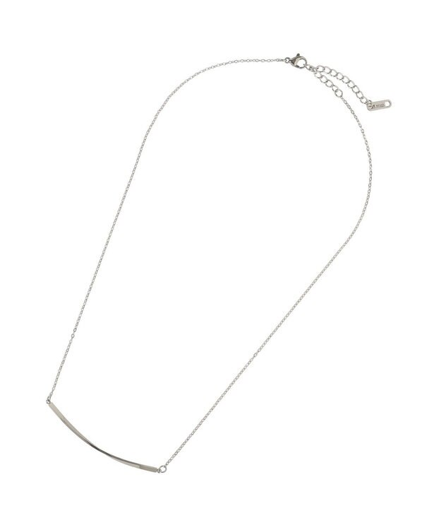 YECCA VECCA ステンレスニュアンスバーネックレス Silver