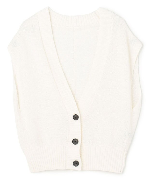 uncrave ラミーリネンニット ベスト オフ