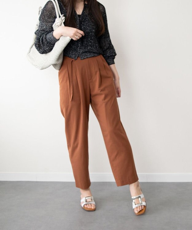 INTER-CHAUSSURES 【Oh my Sandals】メタルバックルフラットサンダル ホワイト