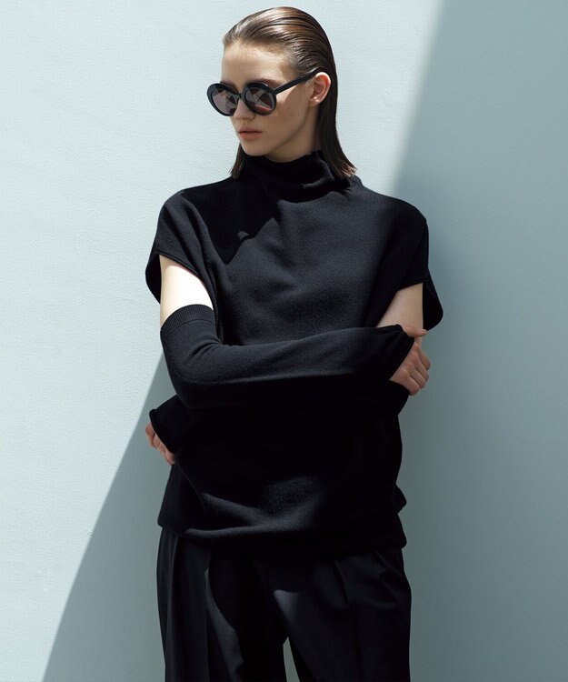 23区 L 【エステータ】ウールトロストレッチ パンツ ブラック系