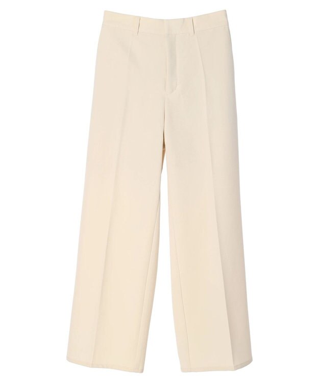 earth music&ecology Ｔ／Ｒストレートパンツ（Ｉｖｏｒｙ） Ivory