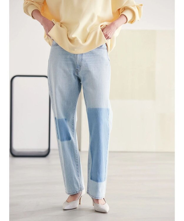 AMERICAN HOLIC パッチワークライクデニム Light Indigo