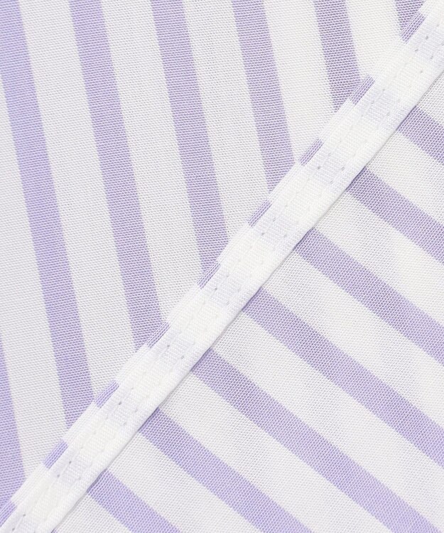 自由区 L 【SHIHOさん着用】SOMELOSドルマンスリーブ ブラウス モーヴストライプ