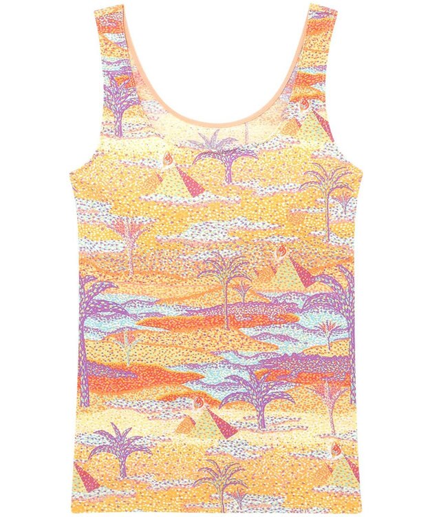 tsumori chisato SLEEP ツモリチサト カップ付きインナー タンクトップ ブラトップ レディース UCX577 /ワコール オレンジ