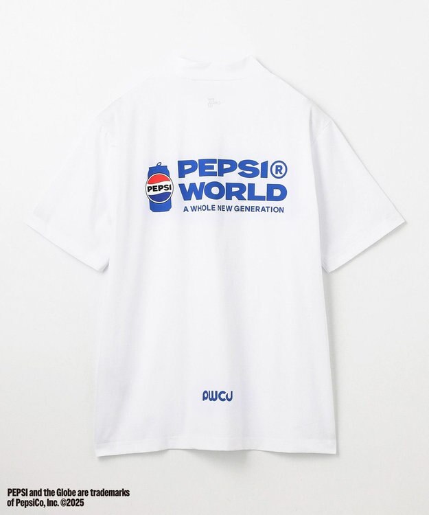 PW CIRCULUS 〈Pepsiコラボ〉【UNISEX】Pepsi World Graphic モックネックT ブラック系