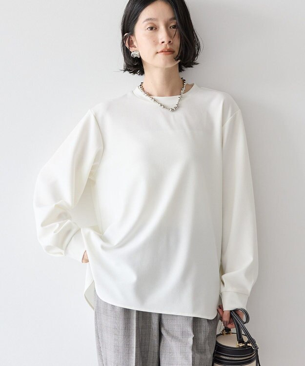 AMERICAN HOLIC バックタックロングプルオーバー Ivory