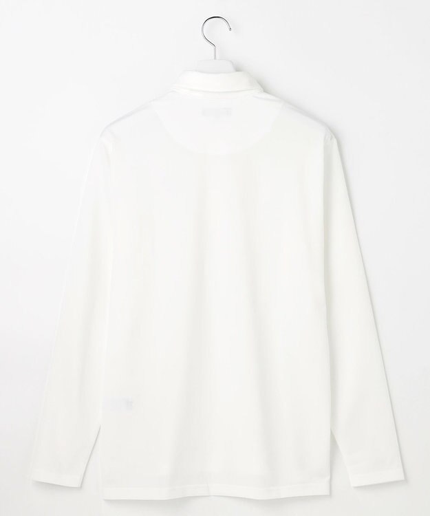 23区GOLF 【MEN】エイトムーブカノコ長袖ポロシャツ ホワイト系