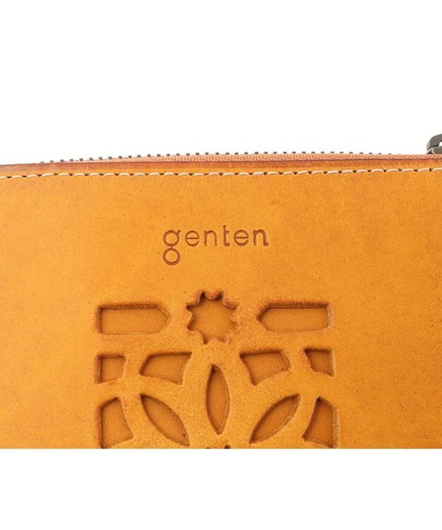 genten カットワーク マルチケース イエロー
