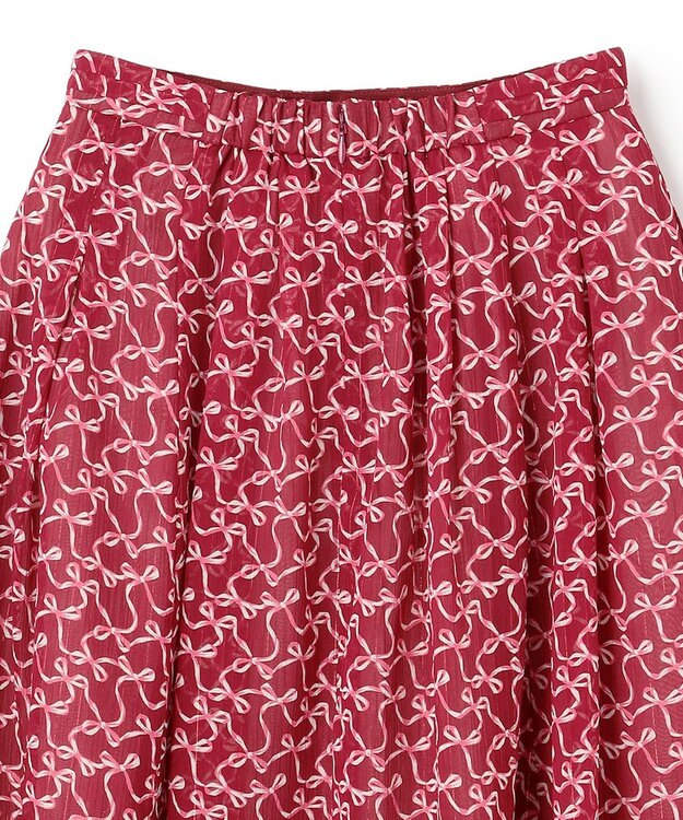 TOCCA 【洗える・消臭】RIBBON AND RIBBON スカート ワイン系5