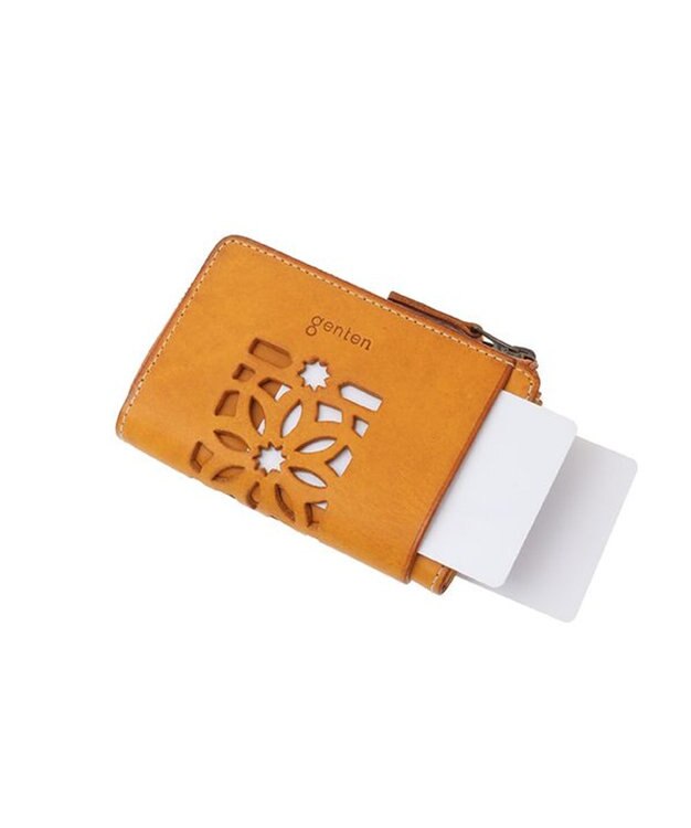 genten カットワーク マルチケース イエロー