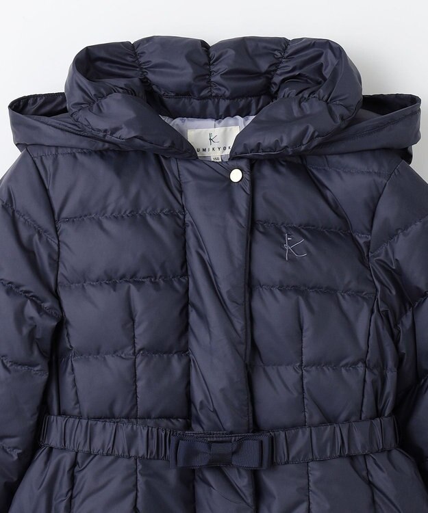 組曲 KIDS 【150-170㎝】ロング ダウンコート ネイビー系