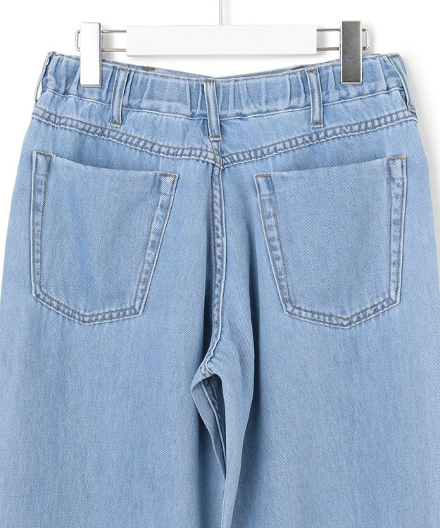 J.PRESS YORK STREET 【WOMEN】ソフトワイドデニム パンツ ダルブルー系
