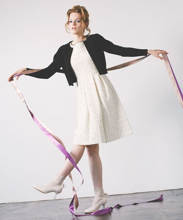 TOCCA 【洗える】PIXIE KNIT カーディガン ブラック系