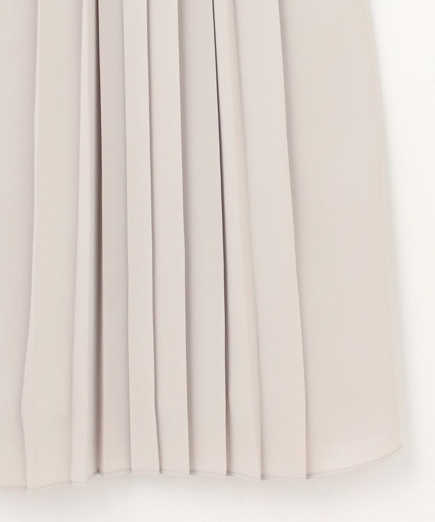 自由区 【ご好評につき追加生産・洗える】ライトサテン ワンピース ライトグレー系